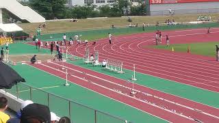 2020 福井県中学通信陸上  2年男子100メートル予選1組