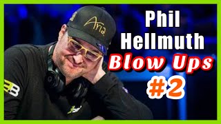 Phil Hellmuth Blow Ups #2 | Top Ten Poker