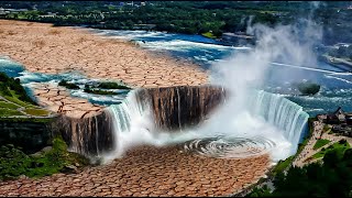 12 000 év óta először csapolták le a Niagarát! Íme, mit fedeztek fel a mérnökök a vízesés medrében!