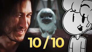 Reacting to Markiplier playing my IRON LUNG & FNAF-inspired game