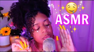 ASMR - NAIL TAPPING + TRIGGER WORDS \u0026 VISUALS ♡🌸✨(SO GOOD!!)