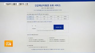 오늘부터 카드사 홈페이지서 긴급재난지원금 신청…방법은?