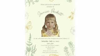 Missing Janice Pockett 50 Year Gathering
