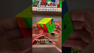 🧩 4 Step Rubik's Solve 🤔