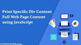 How to Print Page Area using JavaScript