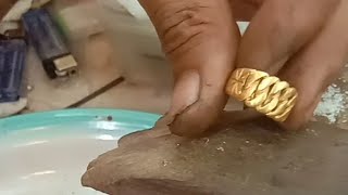 Cincin rantai atas 10grm LM99,99%