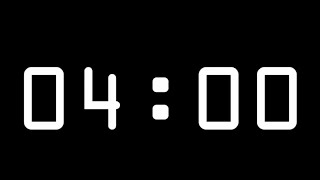 4 Minute Timer with Alarm (Count Up Stopwatch)