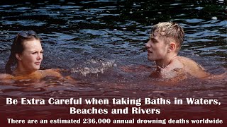 Be Extra Careful when taking Baths in Waters, Beaches and Rivers  - Tamil