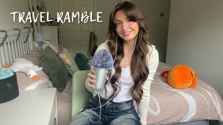 ASMR Close whisper travel ramble✈️