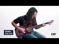 esp guitars esp usa m ii demo by luis kalil