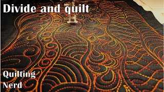 Divide and quilt – perfect free motion quilting practice to boost your confidence