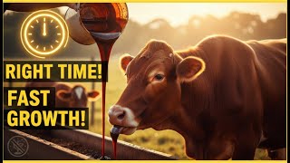 Best Time to Feed Molasses for Fast Cattle Growth