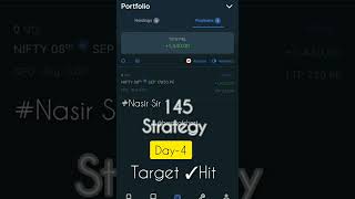 145 Premium Strategies with real Trading 06/09/2022 #nasirsir #baapofchart |Day-4| Lot-1