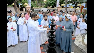 കൊടുങ്ങല്ലൂർ സെൻ്റ് മേരീസ് ദൈവാലയത്തിൽ നവ  സന്യാസിനിക്ക് സ്വീകരണവും സമർപ്പിത സംഗമവുംജൂബിലി വർഷവും