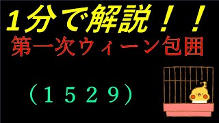 【世界史】1分で解説！第一次ウィーン包囲【年号ゴロ付き】