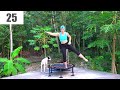 25 minutes rebounding hiit series 2025 part 4 on a rebound fit trampoline. jan 2025 128bpm