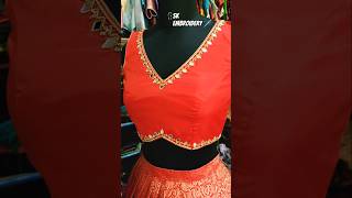 The Most Exquisite Aari Work Lehenga Blouse