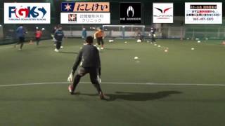 1月28日福岡GKスクール筑紫野校GKトレーニングU-15