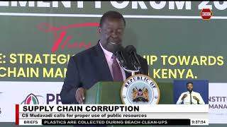 PCS Mudavadi calls for proper use of public resources