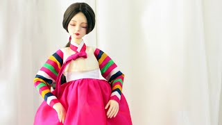 [HANBOK : Korean clothes] Sak-dong-jeo-go-ri : Children's jacket with multicolor-striped sleeves