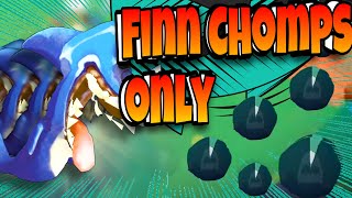 Using ONLY Finn's ACTIVE (SUPER CHOMP) to Win Solo Games | Zooba Challenge