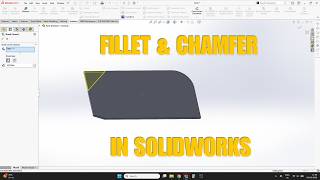 Chamfer & Fillet in SolidWorks ⚙️🔥 | Sheet Metal Basics #solidworks #sheetmetal