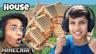 BUILDING A HOUSE WITH @imbixu IN MINECRAFT😍