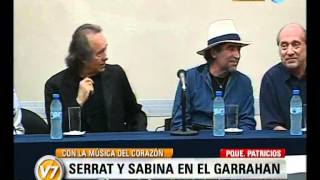 Visión Siete: Serrat y Sabina en el Garrahan