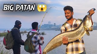 Big monster wallago attu catfish hunting || incredible big patan fish catching || river monster