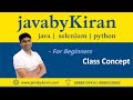 What Is Class Concept? | By Kiran Sir | #TheKiranAcademmy #javabykiran