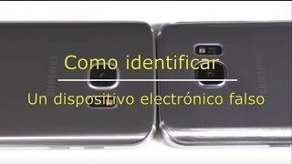 Cómo identificar un dispositivo electrónico falso