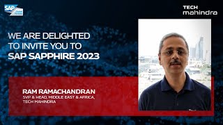 Tech Mahindra at SAP SAPPHIRE 2023 - Ram Ramachandran