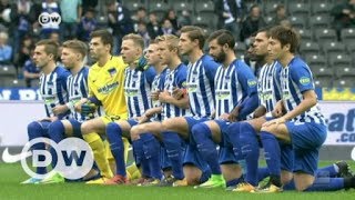 Kniefall: Hertha-Profis setzen Zeichen gegen Rassismus | DW Deutsch