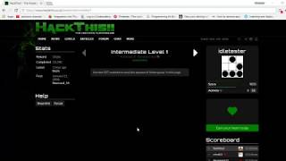 Hackthis Intermediate Level 1