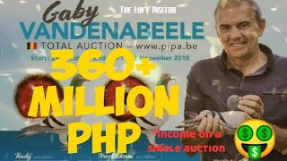 Most successful auction | Gaby Vandenabeele sold 815 birds for 360 million Php or 7.1 million USD.