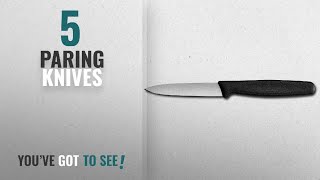 Top 10 Paring Knives [2018]: Victorinox 3.25 Inch Paring Knife with Straight Edge, Spear Point,