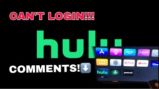 Hulu isn’t working for Apple TV 4K! Please help in comments!