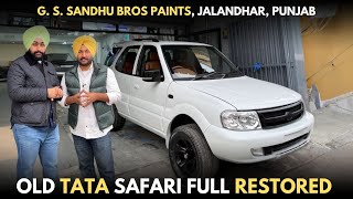 OLD TATA SAFARI | FULL CAR RESTORED |  G S SANDHU BROS PAINTS | JALANDHAR, PUNJAB