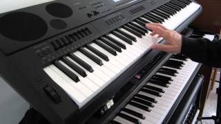 Roland VR-700 Drawbar Organ vs CASIO WK-7500 Drawbar Organ