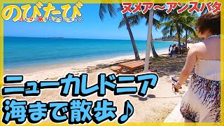 ニューカレドニア旅行Vlog#09 ヌメアからアンスバタまで散歩してきたよ☆ビーチは何回行っても最高【南国リゾート旅行動画】