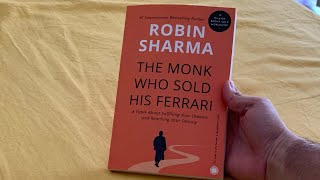 Unboxing my new book || The monk who sold his ferrari || by Robin Sharma || From Amazon