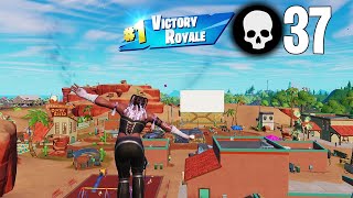 37 Elimination Solo vs Squads Gameplay Full Game Win (Fortnite PC Controller)