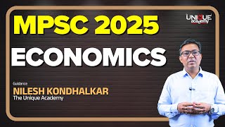 MPSC STATE SERVICE/ RAJYASEVA 2025 :ECONOMICS .By Nilesh Kondhalkar