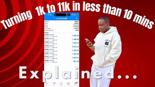 Dj Coach Tsekeleke (FBK) Turns 1k to 11k in less than 10 minutes