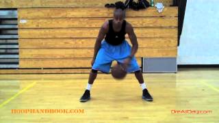 NBA Point Guard Front-Back Double Behind Stationary Dribbling Drill | Dre Baldwin