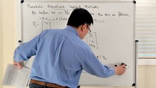 Parabolic equations: Implicit methods