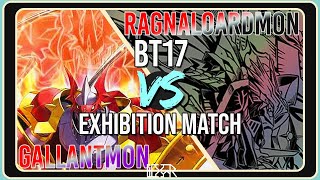 Gallantmon vs Ragnaloardmon [Digimon TCG BT17 Exhibition Match] Match Commentary