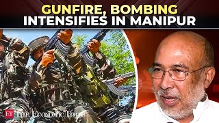 Manipur: Gunfire, bombing intensifies; CM Biren Singh condemns violence, calls it 'cowardly'