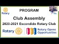 escondido rotary club assembly