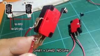 2 limit switches wiring using same pin Arduino